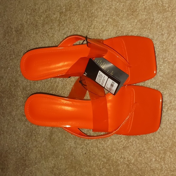 Forever 21 Shoes - Orange heels